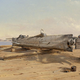 An oil painting by Conrad Wise Chapman, “Submarine Torpedo Boat H.L. Hunley, Dec. 6, 1863.”